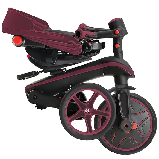 Велосипед детский Globber Explorer Trike Foldable 4в1 до 20 кг бордовый (732-202-2) - фото 18