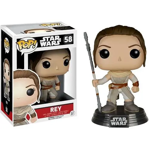 Фигурка Funko Pop Star Wars Rey Звездные войны Рей 10 см SW R 58 - фото 1