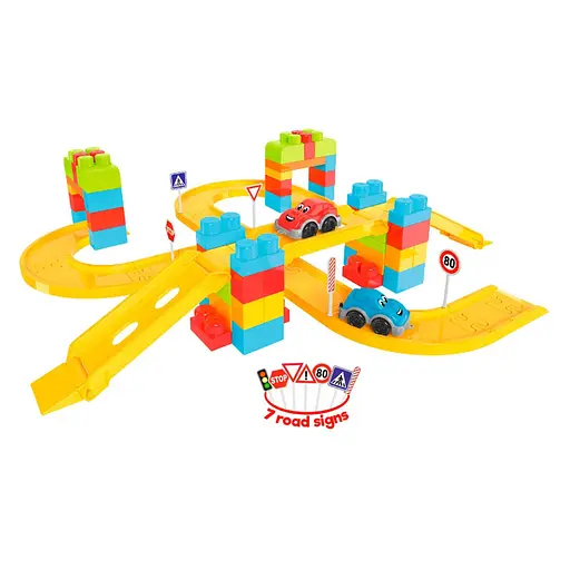 Игрушка "Конструктор Автотрек ТехноК", арт.8324 100 дет. - фото 4