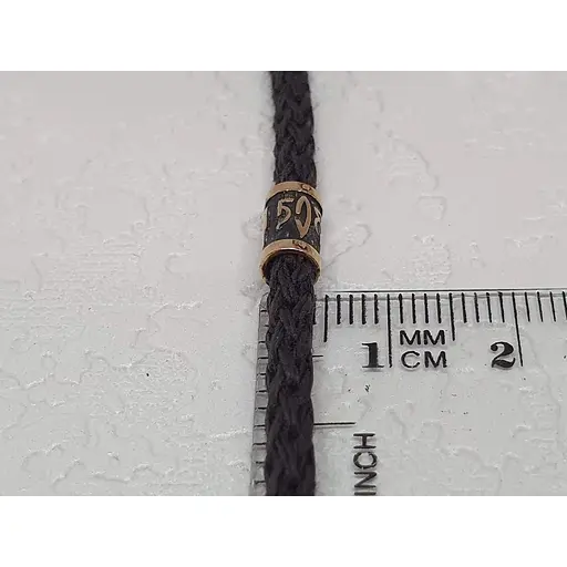 Браслет из текстиля Ювелирное производство А. Долина с золотыми вставками. 500026 21 - фото 4