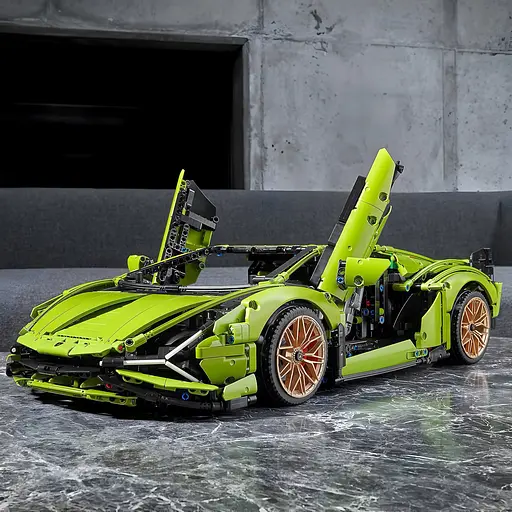 Конструктор Technic Lamborghini Sian FKP 37 на 3696 деталей 1:8 (GPZ33605) - фото 9