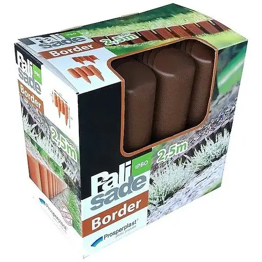 Палісад садовий Prosperplast Garden Border 2.5 м коричневий - фото 7