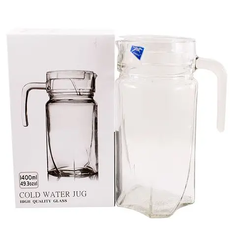 Графин Interos стеклянный 192A 1.4 л (000028322) - фото 1