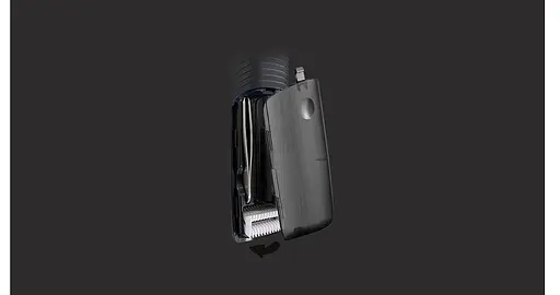 Триммер Remington Trim & Fit, ААх1, вибрационный мотор, насадок-3, чехол, титан.напил., черный - фото 5