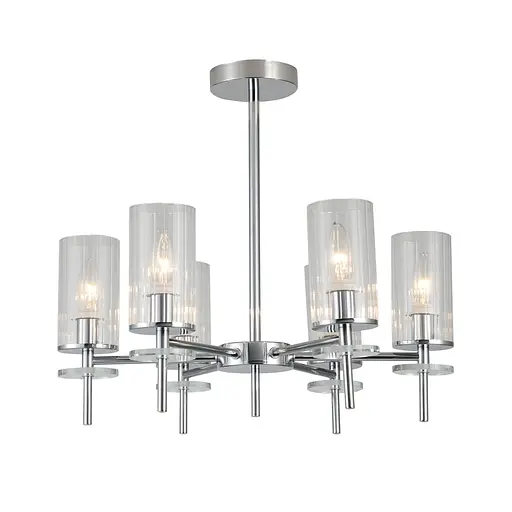 Люстра Ardero BL1760-3 CHICAGO під лампу хром - фото 1