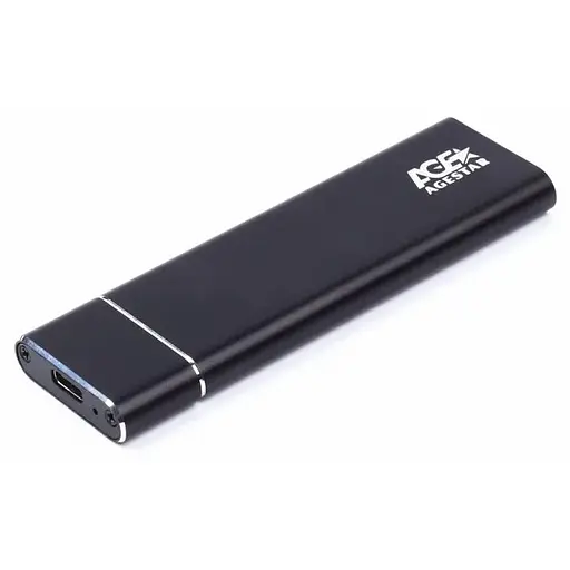 Кишеня зовнішня M.2 AgeStar 3UBNF5C, Gray, USB 3.0, для M.2 (Key B), формат 2230/2242/2260/2280, алюмінієвий корпус