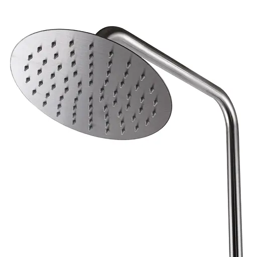 Душова система Globus Lux DUKAT SD4-SH-208 змішувач з нержавіючої сталі для ванної з верхнім душем і лійкою - фото 6