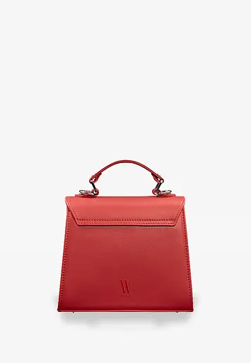 Жіноча шкіряна сумка Futsy червона - фото 7