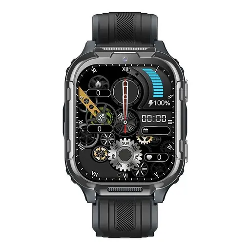 Детские смарт-часы Lemfo D55, 4G GPS Wi-Fi SIM черный - фото 2