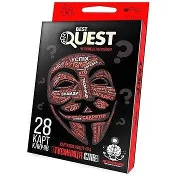 Настільна гра Danko Toys Best Quest укр (BQ-01-01U, 02U, 03U, 04U) (2000902322390) - фото 1
