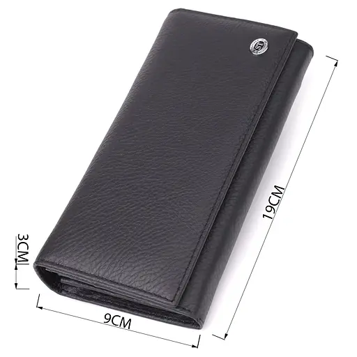 Гаманець для жінок із натуральної шкіри ST Leather 19х9х3 см acs0029671 - фото 3