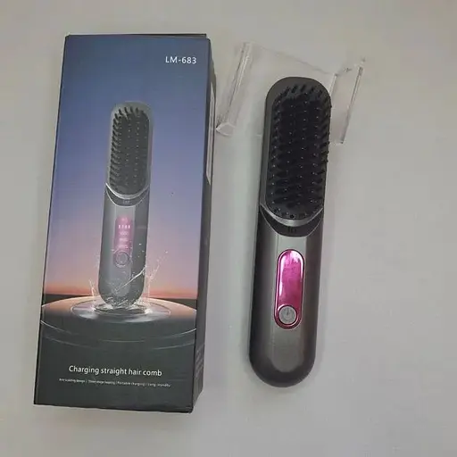 Акумуляторна щітка для випрямлення волосся Homelylife LM-683 - фото 6