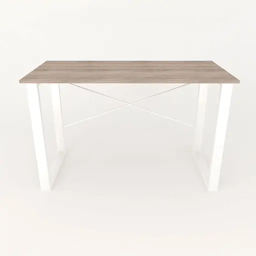 Письмовий стіл Ferrum-decor Драйв 750x1200x700 Білий метал ДСП Дуб Сонома Трюфель 16 мм (FRD-103189) - фото 4