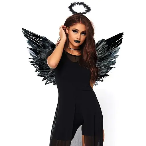 Крила чорного ангела Leg Avenue Angel Accessory Kit Black