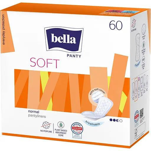 Прокладки гигиенические ежедневные Bella Panty Soft 60 шт.
