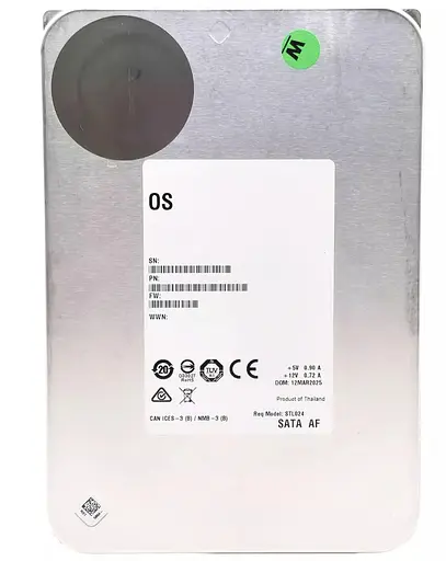 Жорсткий диск Seagate 3.5" 10TB (2GR11L-899) Б/в - фото 1