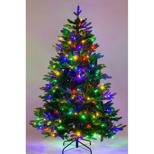 Новогодняя LED Гирлянда Конус 6 метров 100 ярких цветных лампочек - фото 1