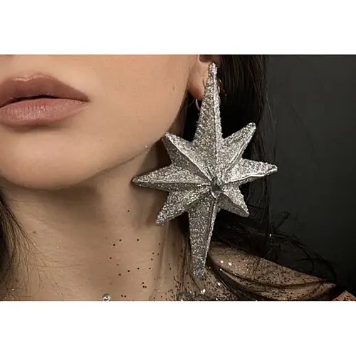 Сережки Зірочка XL - фото 1