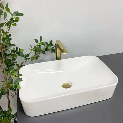 Умивальник VBI Trevi white накладний VBI-012604, Білий - фото 1