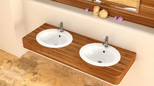 Умивальник Rea Magari врізний білий REA-U0064, Білий - фото 4