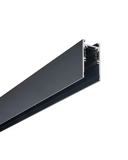 Магнітний шинопровід накладний Nowodvorski 10163 LVM Track 2m IP20 Bl - фото 1