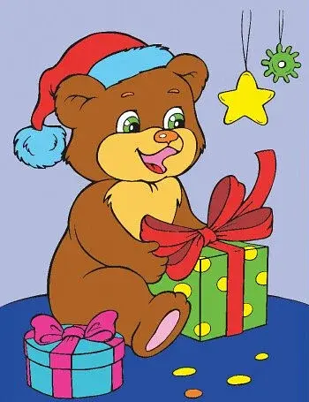 Подивись і розфарбуй. Новий рік - фото 2