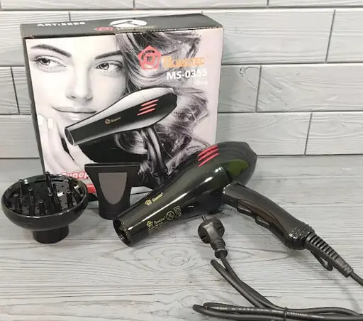 Фен для сушіння укладання волосся Domotec MS-0355 2600 Вт чорний - фото 6