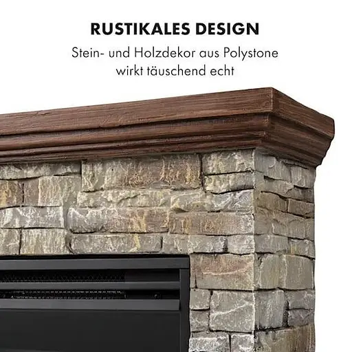 Електричний камін Klarstein Etna 1800W до 36 м² (10035042) - фото 3