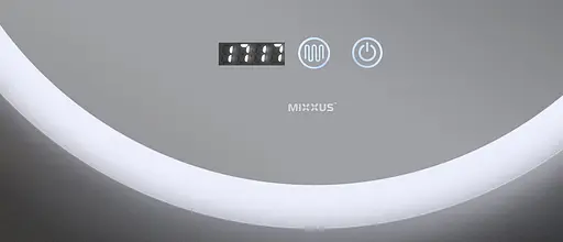Дзеркало Mixxus Plain MC10-60 (годинник, LED-підсвічування, антизапотівання) MI6013 - фото 3