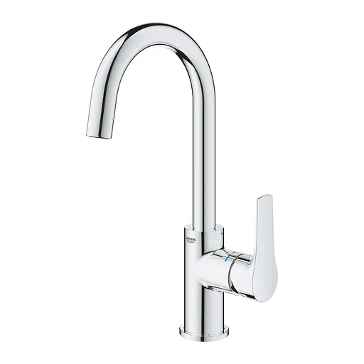 Смеситель для умывальника L-Size Grohe Eurosmart New 23537003 Хром - фото 4