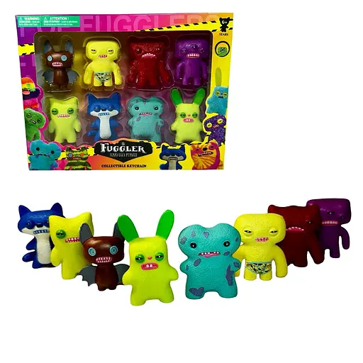 Набір фігурок монстрики Fuggler 8 шт. 7 см, різні кольори (FL3093) - фото 2