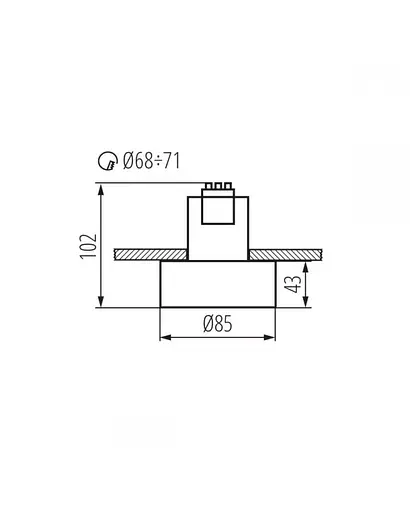 Точечный светильник Kanlux 27578 Mini Riti GU10 B/B - фото 2