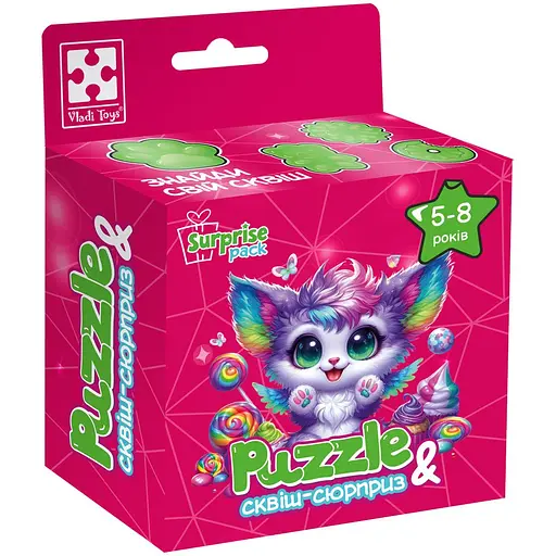 Пазли з сюрпризом Vladi Toys Кольорове кошеня (VT8030-12) - фото 1