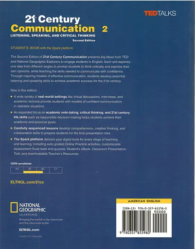 21st Century Communication 2. Listening, Speaking and Critical Thinking. Student's Book+Spark. TED Talks. 2nd Edition - фото 2