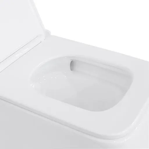 Унитаз подвесной Qtap Gemini безободковый с сиденьем Soft-close QT2533076EUQW, Белый - фото 11