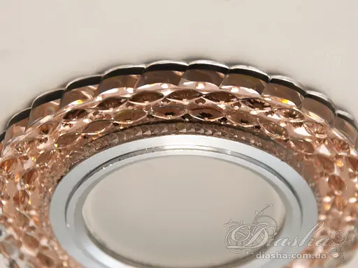 Эффектный, красочный стеклянный точечный светильник со встроенным светодиодом - фото 3