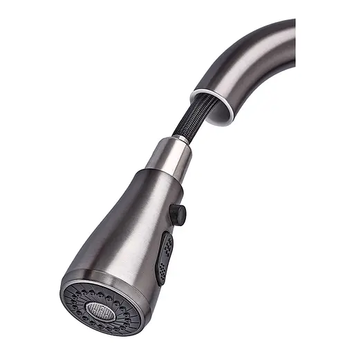 Змішувач для кухні з висувним виливом Zerix PUL-014 graphite ZX5036 Графіт - фото 2