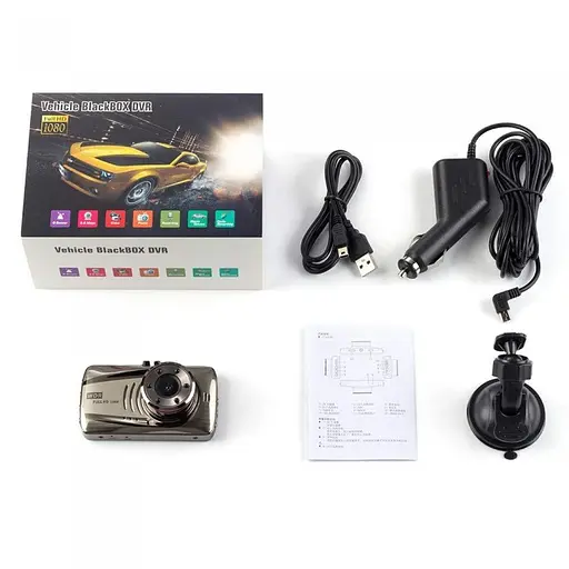 Автомобильный видеорегистратор DVR T671 Full HD 1080P - фото 4