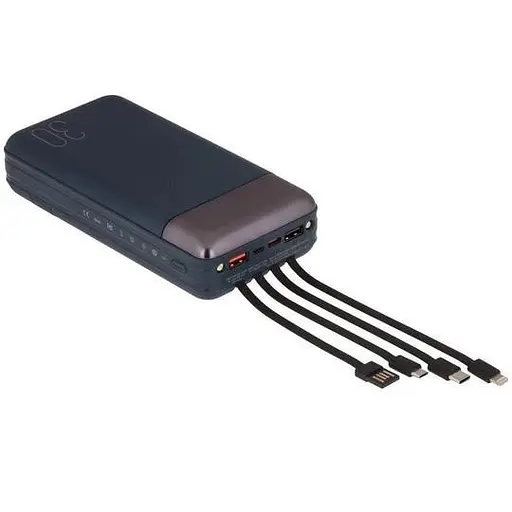 Внешний аккумулятор Remax Hunergy 30000 mAh (RPP-199) 22.5W PD+QC синий - фото 1