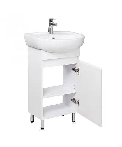 Тумба Мойдодир Фокус 50 з умивальником Solo 50 Білий - фото 3