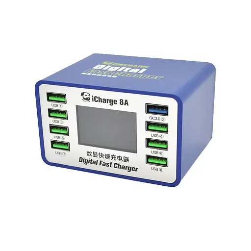 Зарядная станция Mechanic iCharge 8A с цифровой индикацией 45 Вт