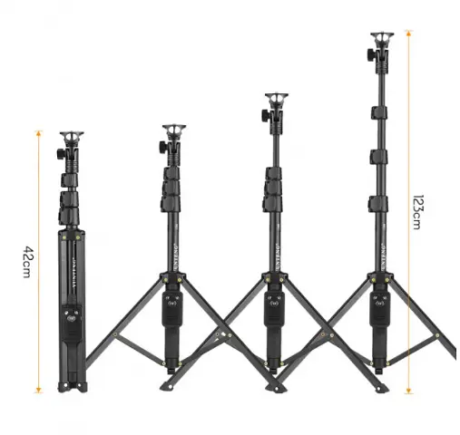 Телескопический штатив монопод Yunteng VCT-1388 Селфи палка для камеры и телефона (Черный) - фото 4