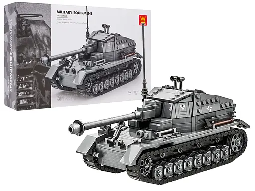 Конструктор Танк сірий 632 елементів Ramiz