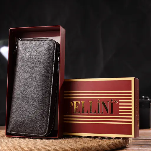 Женский кожаный кошелек Canpellini 19х9.5х2.5 см acs0025126 - фото 8