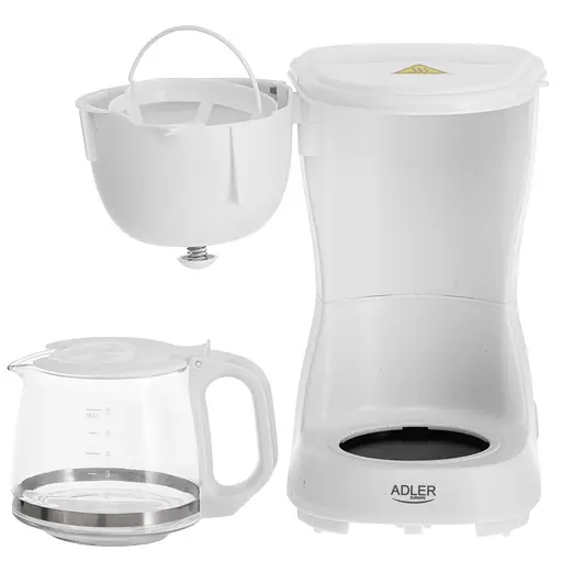 Кофеварка капельного типа Adler AD 4381 White - фото 3