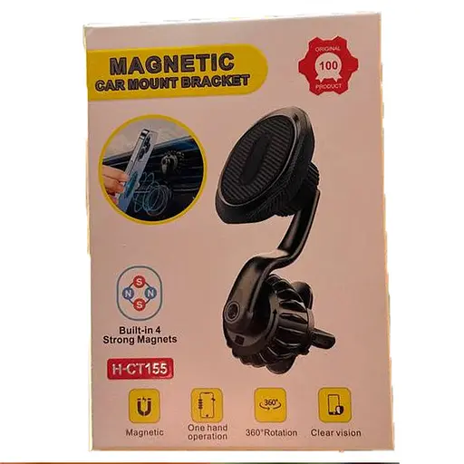 Автомобільний тримач для телефону Magnetic H-CT155 - фото 2
