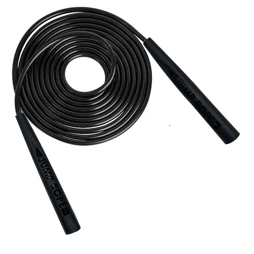 Скакалка регулируемая для фитнеса, кроссфита, бокса Jump Newt NE-LG-3567BK, черная - фото 1