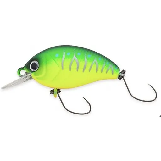 Воблер Nories Wormin g Crank Shot Spin Shallow 37 mm 3,5 g Зелений/Жовтий (1013-1561.01.50)