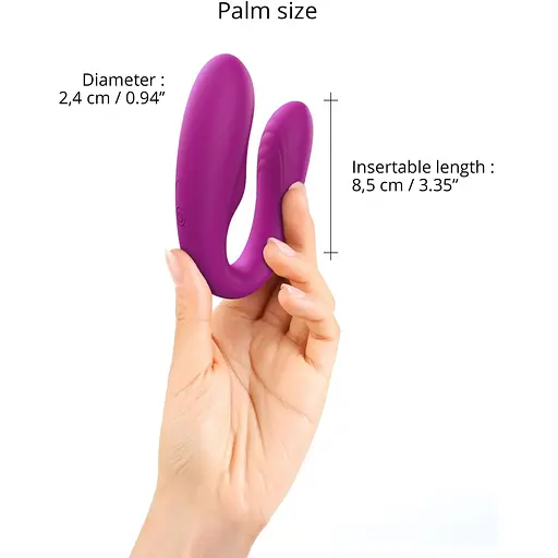 Вибратор для пар с пультом ДУ Love To Love Match Up - Sweet Orchid - фото 6