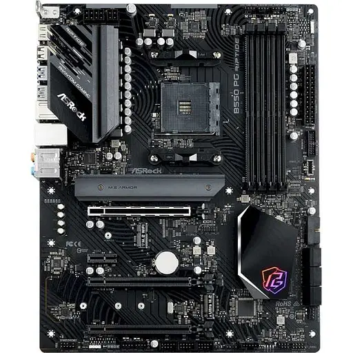 Материнская плата AsRock B550 PG Riptide (B550 PG Riptide) (Socket AM4, AMD B550, ATX) - фото 2